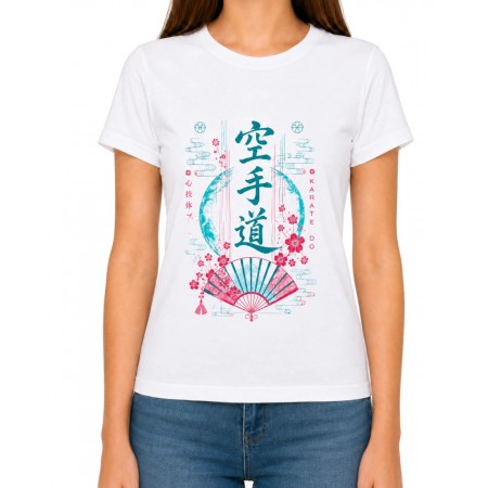 T-shirt maglia karate ventaglio ITAKI